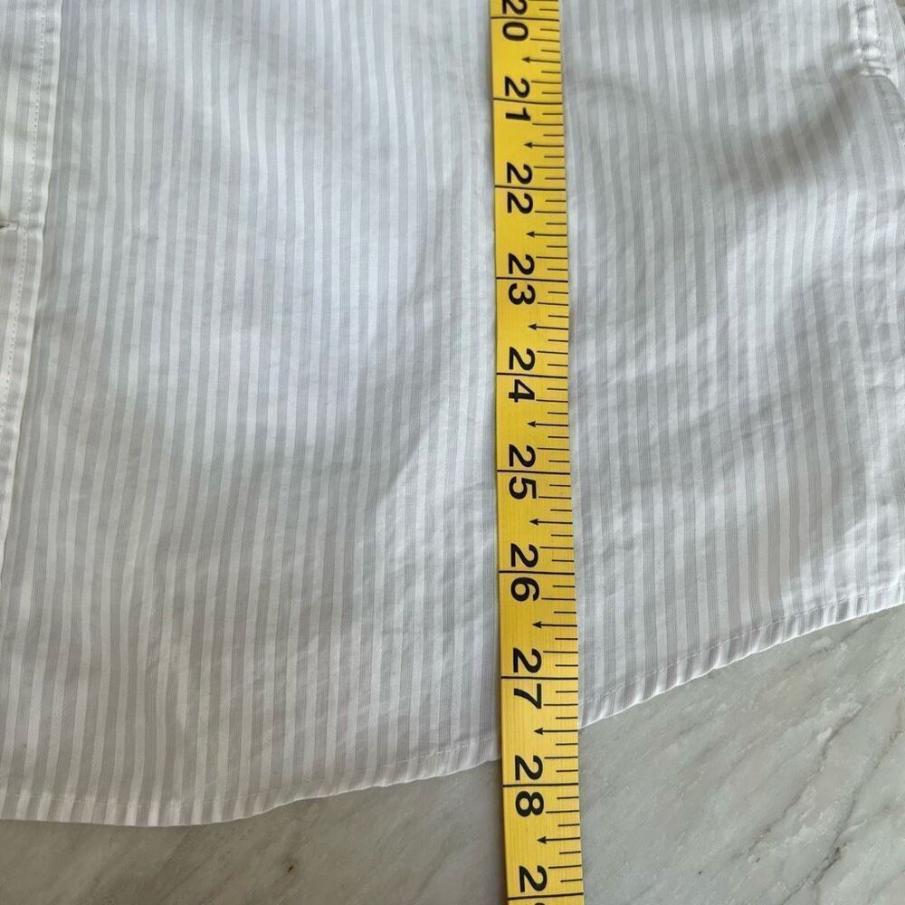 Tiger Of Sweden Adleyx Stripe Slim Fit Button-up Dress Shirt In Grey 41/16 - Picture 9 of 10